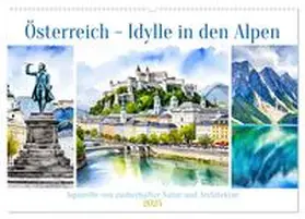CALVENDO / Kleemann |  Österreich - Idylle in den Alpen (Wandkalender 2025 DIN A2 quer), CALVENDO Monatskalender | Sonstiges |  Sack Fachmedien