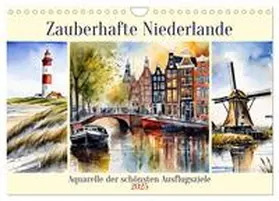 CALVENDO / Kleemann |  Zauberhafte Niederlande (Wandkalender 2025 DIN A4 quer), CALVENDO Monatskalender | Sonstiges |  Sack Fachmedien