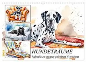 CALVENDO / Kleemann |  Hundeträume (Wandkalender 2025 DIN A3 quer), CALVENDO Monatskalender | Sonstiges |  Sack Fachmedien