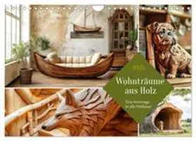 CALVENDO / Tapper |  Wohnträume aus Holz (Wandkalender 2025 DIN A4 quer), CALVENDO Monatskalender | Sonstiges |  Sack Fachmedien