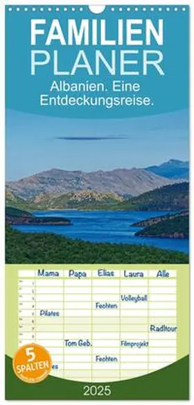 CALVENDO / Beck |  Familienplaner 2025 - Albanien. Eine Entdeckungsreise. mit 5 Spalten (Wandkalender, 21 x 45 cm) CALVENDO | Sonstiges |  Sack Fachmedien