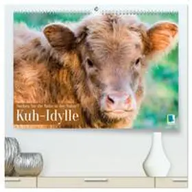 CALVENDO |  Kuh-Idylle: Suchen Sie die Ruhe in der Natur? (hochwertiger Premium Wandkalender 2025 DIN A2 quer), Kunstdruck in Hochglanz | Sonstiges |  Sack Fachmedien