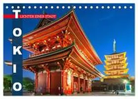 CALVENDO |  Tokio: Lichter einer Stadt (Tischkalender 2025 DIN A5 quer), CALVENDO Monatskalender | Sonstiges |  Sack Fachmedien