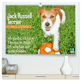 CALVENDO | Jack Russell Terrier: flink und verspielt (hochwertiger Premium Wandkalender 2025 DIN A2 quer), Kunstdruck in Hochglanz | Sonstiges | 978-3-457-19988-6 | www.sack.de