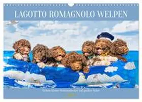 CALVENDO / Starick |  Lagotto Romagnolo Welpen - Sieben kleine Weltentdecker auf großer Fahrt (Wandkalender 2025 DIN A3 quer), CALVENDO Monatskalender | Sonstiges |  Sack Fachmedien