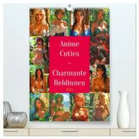 CALVENDO / Kowalski |  Anime Cuties - Charmante Heldinnen (hochwertiger Premium Wandkalender 2025 DIN A2 hoch), Kunstdruck in Hochglanz | Sonstiges |  Sack Fachmedien