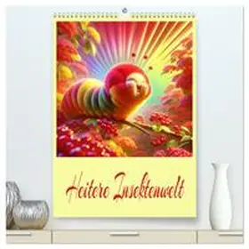 CALVENDO / Djeric |  Heitere Insektenwelt (hochwertiger Premium Wandkalender 2025 DIN A2 hoch), Kunstdruck in Hochglanz | Sonstiges |  Sack Fachmedien