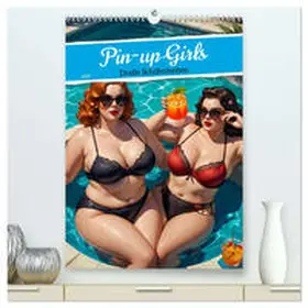 CALVENDO / pixs:sell |  Pin-up Girls - Dralle Schönheiten (hochwertiger Premium Wandkalender 2025 DIN A2 hoch), Kunstdruck in Hochglanz | Sonstiges |  Sack Fachmedien