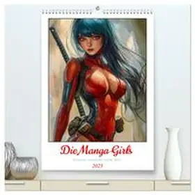 CALVENDO / Schrader |  Die Manga Girls (hochwertiger Premium Wandkalender 2025 DIN A2 hoch), Kunstdruck in Hochglanz | Sonstiges |  Sack Fachmedien