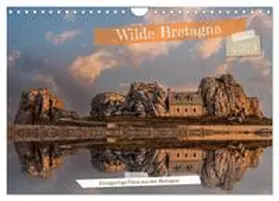 CALVENDO / Schrader |  Wilde Bretagne (Wandkalender 2025 DIN A4 quer), CALVENDO Monatskalender | Sonstiges |  Sack Fachmedien