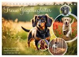CALVENDO / Kleemann |  Treue Jagdbegleiter (Tischkalender 2025 DIN A5 quer), CALVENDO Monatskalender | Sonstiges |  Sack Fachmedien