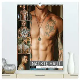 CALVENDO / Fotografie |  NACKTE HAUT - Tätowierte Männlichkeit (hochwertiger Premium Wandkalender 2025 DIN A2 hoch), Kunstdruck in Hochglanz | Sonstiges |  Sack Fachmedien