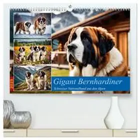 CALVENDO / Kleemann |  Gigant Bernhardiner (hochwertiger Premium Wandkalender 2025 DIN A2 quer), Kunstdruck in Hochglanz | Sonstiges |  Sack Fachmedien