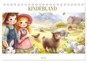 CALVENDO / LAAKE |  KINDERLAND (Tischkalender 2025 DIN A5 quer), CALVENDO Monatskalender | Sonstiges |  Sack Fachmedien