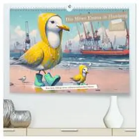 CALVENDO / Wagner |  Die Möwe Emma in Hamburg (hochwertiger Premium Wandkalender 2025 DIN A2 quer), Kunstdruck in Hochglanz | Sonstiges |  Sack Fachmedien