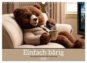 CALVENDO / Volkhausen | Einfach bärig - Eine bärige Reise durch den Teddyalltag (Wandkalender 2025 DIN A3 quer), CALVENDO Monatskalender | Sonstiges | 978-3-457-23480-8 | www.sack.de