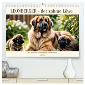 CALVENDO / Kleemann |  Leonberger - der zahme Löwe (hochwertiger Premium Wandkalender 2025 DIN A2 quer), Kunstdruck in Hochglanz | Sonstiges |  Sack Fachmedien