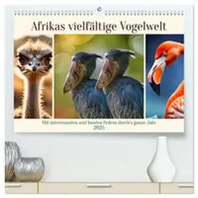 CALVENDO / Kleemann |  Afrikas vielfältige Vogelwelt (hochwertiger Premium Wandkalender 2025 DIN A2 quer), Kunstdruck in Hochglanz | Sonstiges |  Sack Fachmedien