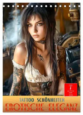 Roder / CALVENDO |  Tattoo Schönheiten - erotische Eleganz (Tischkalender 2026 DIN A5 hoch), CALVENDO Monatskalender | Sonstiges |  Sack Fachmedien