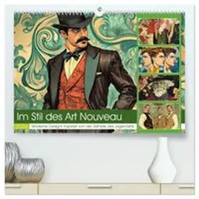 CALVENDO / Gierok-Latniak |  Im Stil des Art Nouveau (hochwertiger Premium Wandkalender 2026 DIN A2 quer), Kunstdruck in Hochglanz | Sonstiges |  Sack Fachmedien