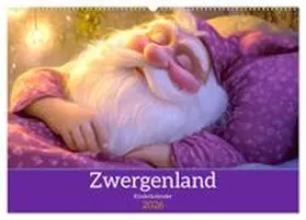 CALVENDO / Brunner-Klaus |  Zwergenland - Kinderkalender (Wandkalender 2026 DIN A2 quer), CALVENDO Monatskalender | Sonstiges |  Sack Fachmedien