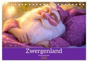 CALVENDO / Brunner-Klaus |  Zwergenland - Kinderkalender (Tischkalender 2026 DIN A5 quer), CALVENDO Monatskalender | Sonstiges |  Sack Fachmedien