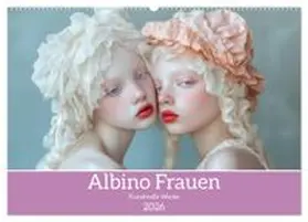 CALVENDO / Brunner-Klaus |  Albino Frauen - Kunstvolle Werke (Wandkalender 2026 DIN A2 quer), CALVENDO Monatskalender | Sonstiges |  Sack Fachmedien