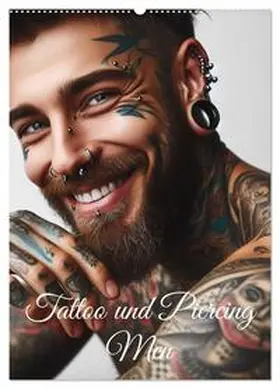 CALVENDO / Ezra |  Tattoo und Piercing Men (Wandkalender 2026 DIN A2 hoch), CALVENDO Monatskalender | Sonstiges |  Sack Fachmedien