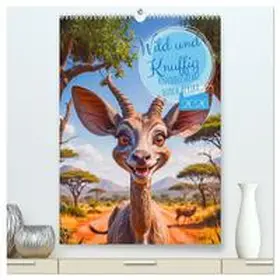 pixs:sell / CALVENDO |  Wild und Knuffig - Knuddelsafari durch Afrika (hochwertiger Premium Wandkalender 2026 DIN A2 hoch), Kunstdruck in Hochglanz | Sonstiges |  Sack Fachmedien