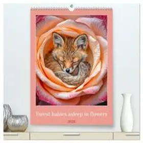 Schimak / CALVENDO |  Forest babies asleep in flowers (High Quality Premium Wall Calendar 2026 DIN A2 portrait),CALVENDO 12 Month Wall Calendar | Sonstiges |  Sack Fachmedien