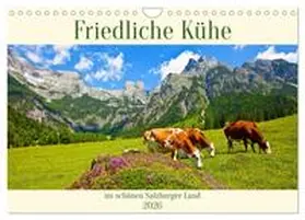 CALVENDO / Kramer |  Friedliche Kühe (Wandkalender 2026 DIN A4 quer), CALVENDO Monatskalender | Sonstiges |  Sack Fachmedien