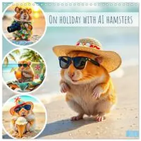 CALVENDO / Schimak |  On holiday with AI hamsters (Wall Calendar 2026 12 × 12 Inch) CALVENDO 12 Month Wall Calendar | Sonstiges |  Sack Fachmedien