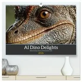 Schimmack / CALVENDO |  AI Dino Delights Mesmerizing Views of Prehistoric Life (High Quality Premium Wall Calendar 2026 DIN A2 landscape),CALVENDO 12 Month Wall Calendar | Sonstiges |  Sack Fachmedien