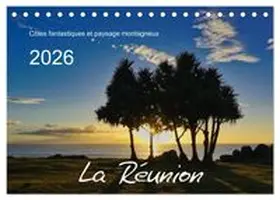 CALVENDO / Leimeister |  La Rèunion - Côtes fantastiques et paysage montagneux (Calendrier de bureau 2026 DIN A5 vertical), CALVENDO calendrier mensuel | Sonstiges |  Sack Fachmedien