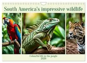 CALVENDO / Kleemann |  South America's impressive wildlife (Wall Calendar 2026 DIN A4 landscape), CALVENDO 12 Month Wall Calendar | Sonstiges |  Sack Fachmedien