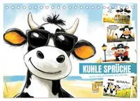 CALVENDO / Löwer |  Kuhle Sprüche (Tischkalender 2026 DIN A5 quer), CALVENDO Monatskalender | Sonstiges |  Sack Fachmedien