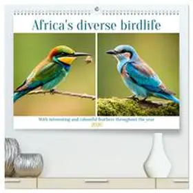 Kleemann / CALVENDO |  Africa's diverse birdlife (High Quality Premium Wall Calendar 2026 DIN A2 landscape),CALVENDO 12 Month Wall Calendar | Sonstiges |  Sack Fachmedien