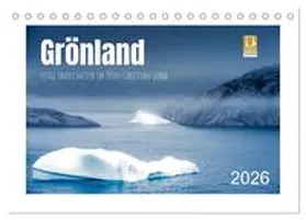 Rohde / CALVENDO |  Grönland - eisige Landschaften im Prins Christian Sund (Tischkalender 2026 DIN A5 quer), CALVENDO Monatskalender | Sonstiges |  Sack Fachmedien