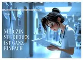CALVENDO / Waurick |  Medizin studieren ist ganz einfach (Wandkalender 2026 DIN A2 quer), CALVENDO Monatskalender | Sonstiges |  Sack Fachmedien