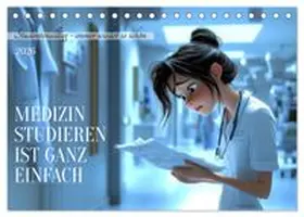 CALVENDO / Waurick |  Medizin studieren ist ganz einfach (Tischkalender 2026 DIN A5 quer), CALVENDO Monatskalender | Sonstiges |  Sack Fachmedien