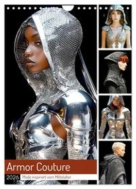 CALVENDO / Hurley |  Armor Couture. Mode inspiriert vom Mittelalter (Wandkalender 2026 DIN A4 hoch), CALVENDO Monatskalender | Sonstiges |  Sack Fachmedien