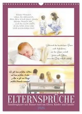 CALVENDO / Löwer |  Elternsprüche Familienplaner (Wandkalender 2026 DIN A3 hoch), CALVENDO Monatskalender | Sonstiges |  Sack Fachmedien