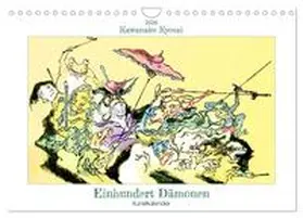 Kunstkalender / CALVENDO |  Kawanabe Kyosai - Einhundert Dämonen Kunstkalender (Wandkalender 2026 DIN A4 quer), CALVENDO Monatskalender | Sonstiges |  Sack Fachmedien