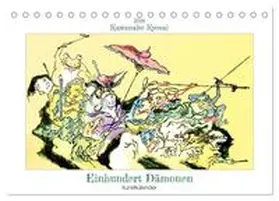 Kunstkalender / CALVENDO |  Kawanabe Kyosai - Einhundert Dämonen Kunstkalender (Tischkalender 2026 DIN A5 quer), CALVENDO Monatskalender | Sonstiges |  Sack Fachmedien