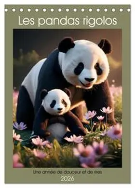 CALVENDO / Blohm |  Les pandas rigolos - Une année de douceur et de rires (Calendrier de bureau 2026 DIN A5 horizontal), CALVENDO calendrier mensuel | Sonstiges |  Sack Fachmedien