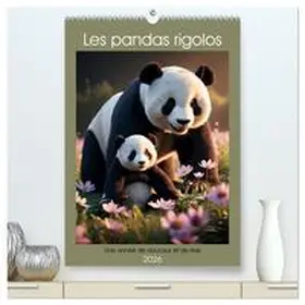 CALVENDO / Blohm |  Les pandas rigolos - Une année de douceur et de rires (Calendrier mural 2026 DIN A2 horizontal) calendrier de bureau | Sonstiges |  Sack Fachmedien
