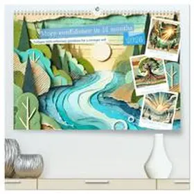 Schimak / CALVENDO |  More confidence in 12 months - Collages with reflection questions for a stronger self (High Quality Premium Wall Calendar 2026 DIN A2 landscape),CALVENDO 12 Month Wall Calendar | Sonstiges |  Sack Fachmedien