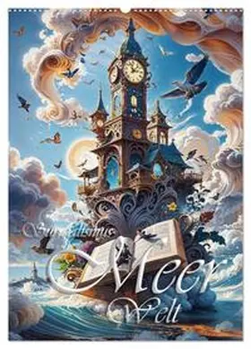 Anser / CALVENDO |  Surrealismus Meer WELT - Digitale Kunst (Wandkalender 2026 DIN A2 hoch), CALVENDO Monatskalender | Sonstiges |  Sack Fachmedien