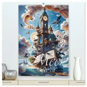 Anser / CALVENDO |  Surrealismus Meer WELT - Digitale Kunst (hochwertiger Premium Wandkalender 2026 DIN A2 hoch), Kunstdruck in Hochglanz | Sonstiges |  Sack Fachmedien