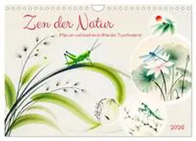 Frost / CALVENDO |  Zen der Natur - Pflanzen und Insekten im Stile der Tuschmalerei (Wandkalender 2026 DIN A4 quer), CALVENDO Monatskalender | Sonstiges |  Sack Fachmedien